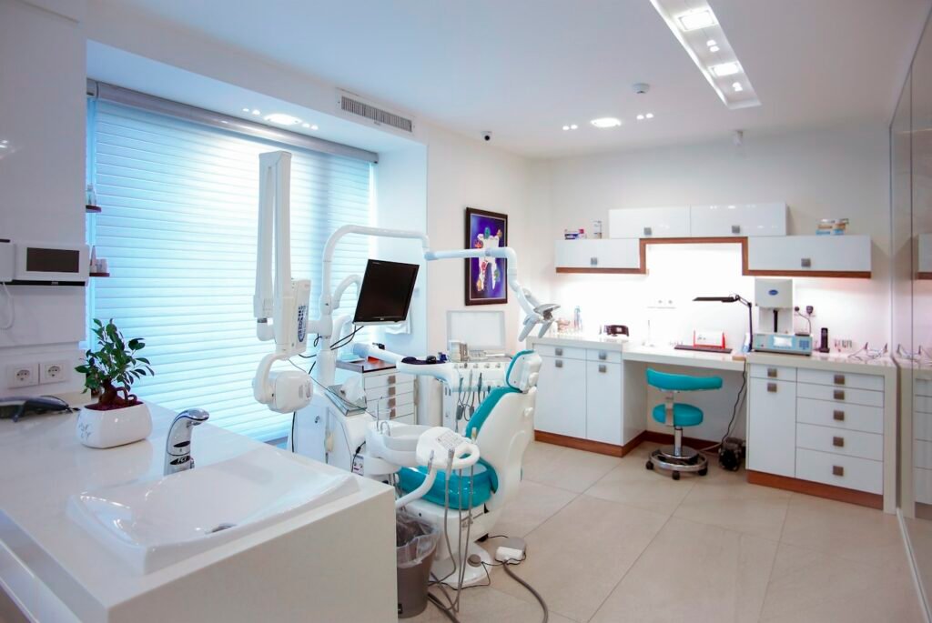 Modern treatment room at Bright Smile Dental Clinic in Jumeirah Lake Towers