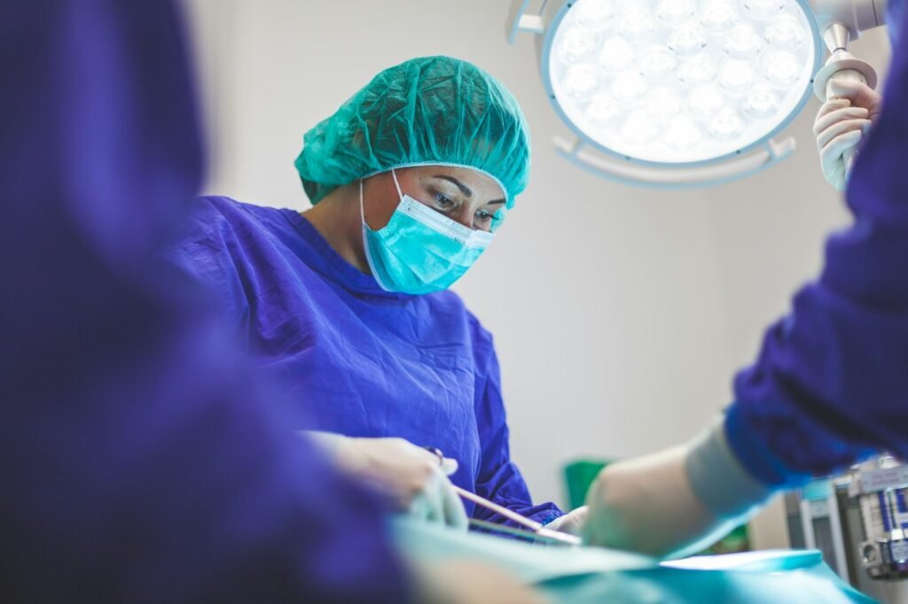 Guided dental implant surgery at a dental clinic in Dubai